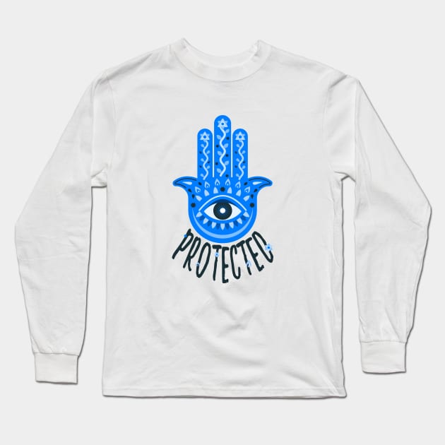 Protected Long Sleeve T-Shirt by Kemetic spirite